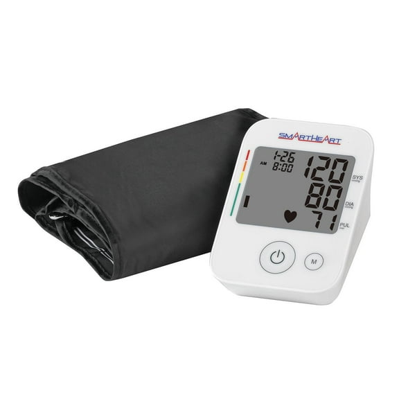 SmartHeart Automatic Arm Digital Blood Pressure Monitor w/ Wide-Range Cuff