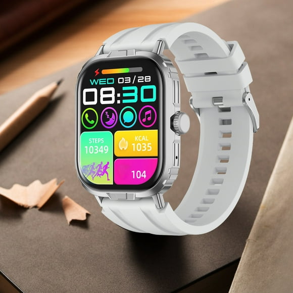 Smart Watch for Men Women, 2.01" HD Smartwatch (Answer/Make Call),Activity Fitness Tracker with Heart Rate Sleep Monitor Pedometer,100+ Sport Modes, Fitness Watch for Android iPhone