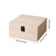 thumbnail image 3 of Organizadores de armario y almacenamiento, Organización y almacenamiento, Contenedores de almacenamiento, Caja de almacenamiento de madera con tapa abatible, Caja de almacenamiento de madera maciza gr, 3 of 6