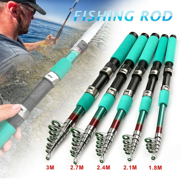 Baitcasting Rod 3M 1.8M Lure Rod Casting Spinning Ultra Light Boat Lure