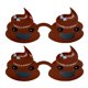 thumbnail image 1 of 2 piezas de regalos de fiesta, gafas de sol con forma de caca, accesorio para fotos, gafas con forma de caca, divertidas gafas con forma de caca., 1 of 8