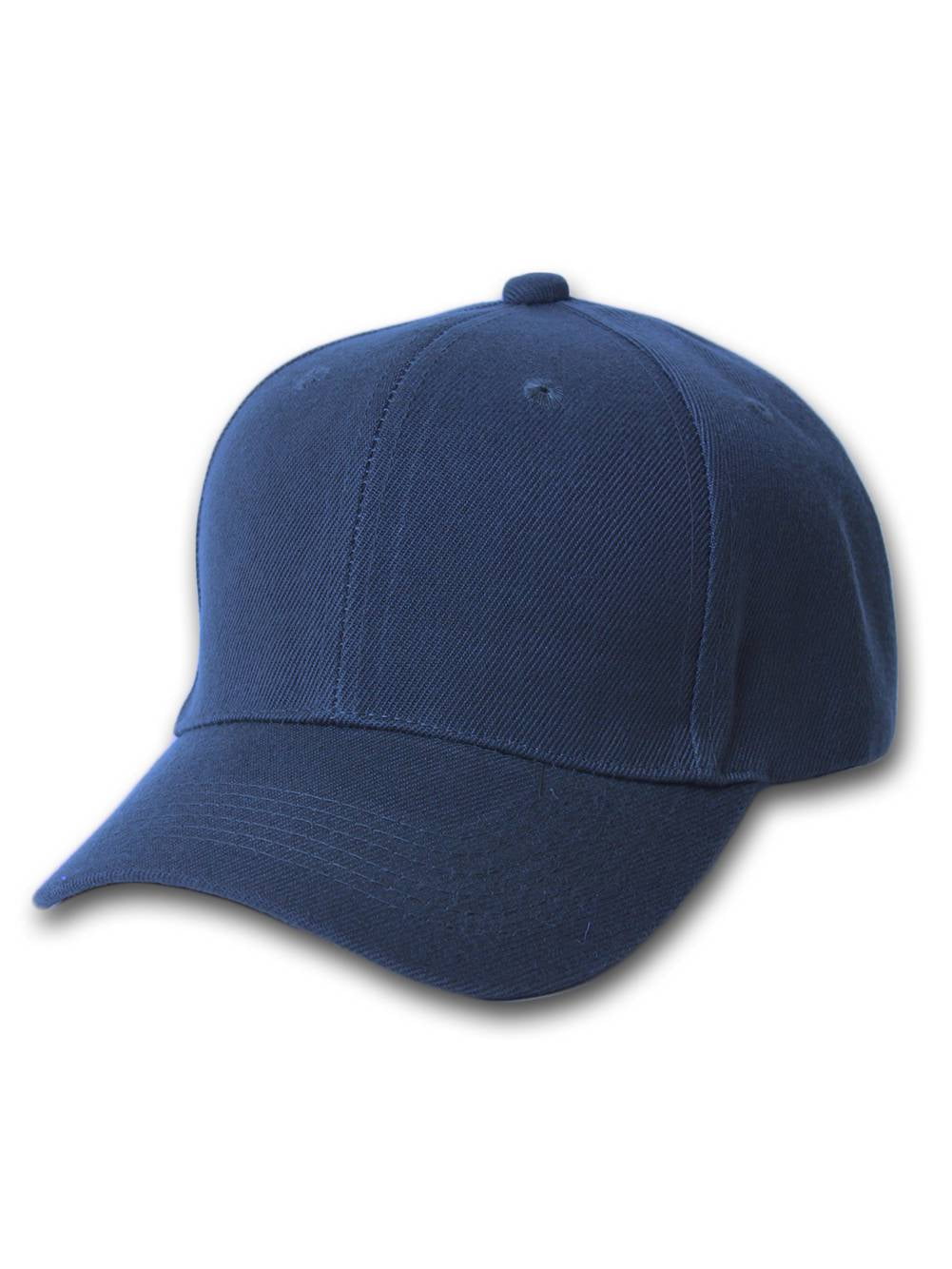 plain navy hat