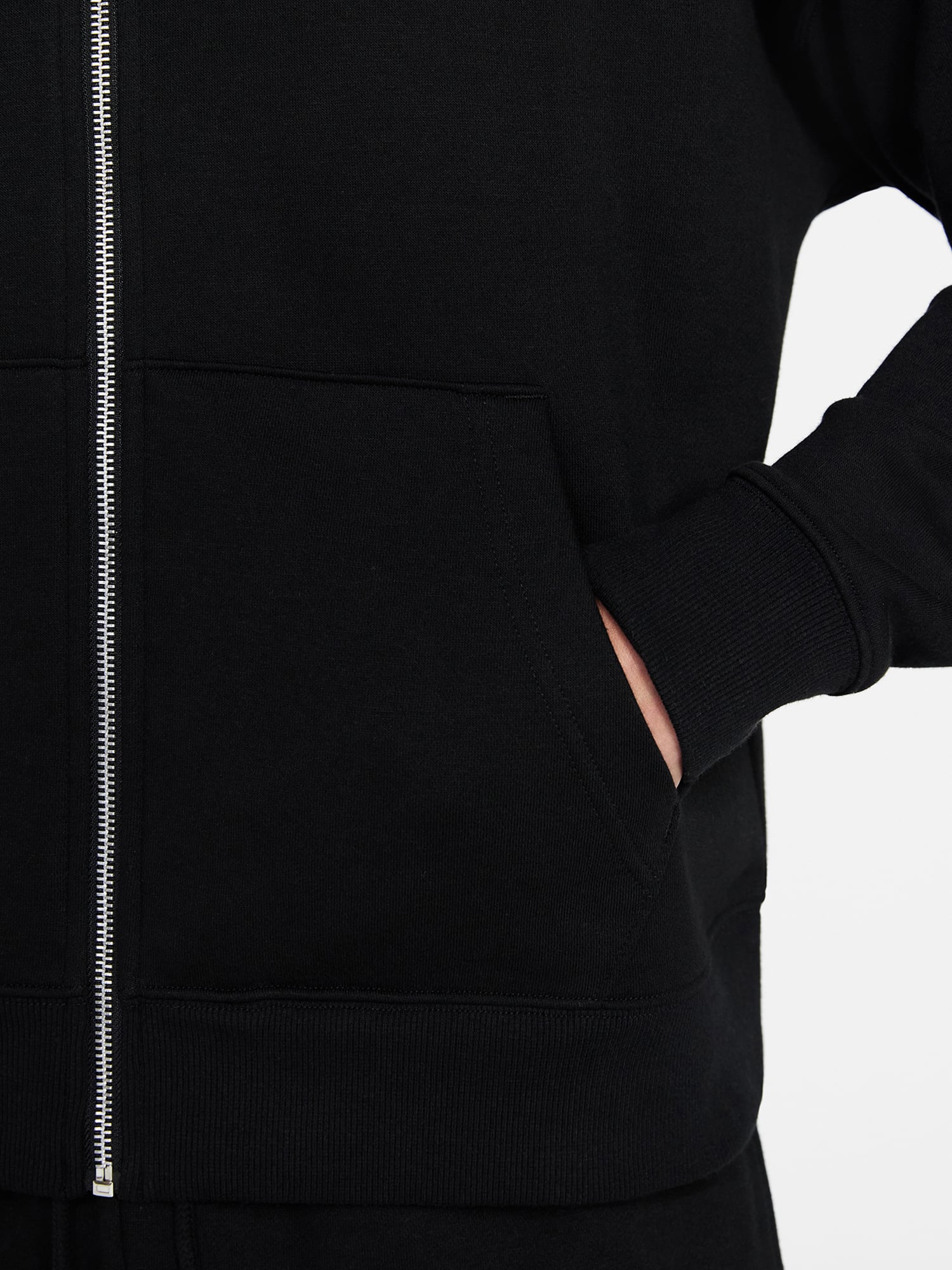 No Boundaries Men's Soft Fleece Zip-Up Hoodie photo 5