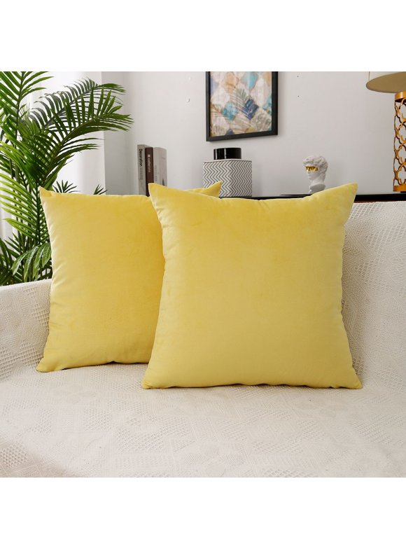 Throw Pillows Yellow