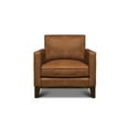 thumbnail image 3 of Hello Sofa Home Metropole Pull Up Top Grain Leather Armchair in Tan Brown, 3 of 5