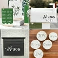 thumbnail image 7 of Sylvtty 4Pcs Metal Planner Stencil Set Rustproof Engraving Stencils for Journaling Scrapbooks Rulers Numbers Letters Decorative Shapes Templates for Beginners, 7 of 7