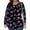 Multicolor, variant on EchfiProm Winter Tops for Women Crew Neck Floral Shirts Plus Size Blouse Long Sleeve Graphic Womens Loose