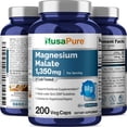 thumbnail image 4 of Suplemento de malato de magnesio NusaPure 1350 mg 200 cápsulas, 4 of 9