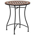 thumbnail image 3 of vidaXL Patio Bistro Set 3 Piece Patio Round Table Set Ceramic Tile Terracotta, 3 of 16