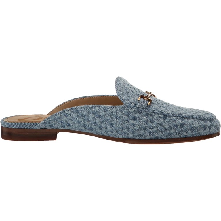Sam Edelman Linnie Women's Montrose Blue Check Mule 7.5M - Walmart.com