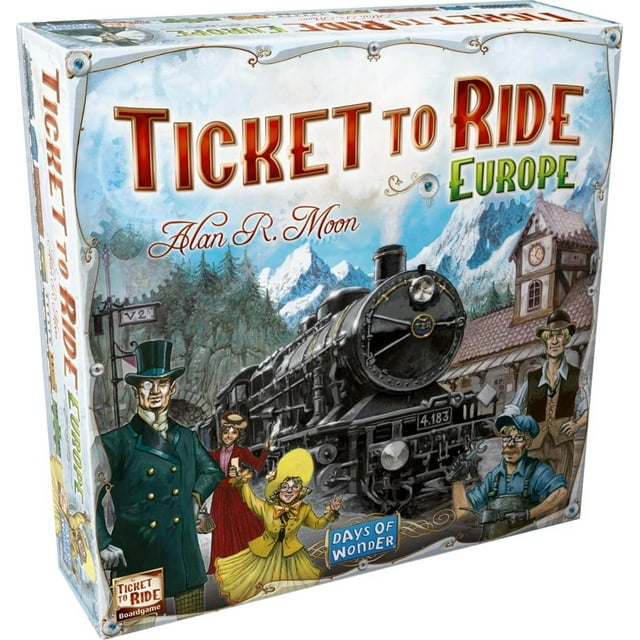Juego de mesa Asmodee Ticket to Ride Europe Railway Adventure