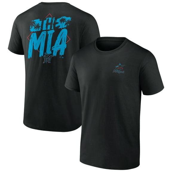 Men's  Black Miami Marlins The MIA T-Shirt