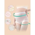 thumbnail image 2 of PULLIMORE 4 PCS Women's High Rise Maternity Underwear - Soft, Breathable & Comfortable with Cotton Gusset - Include in Skin, Pink, Blue, Black, Size S/M, 2 of 8