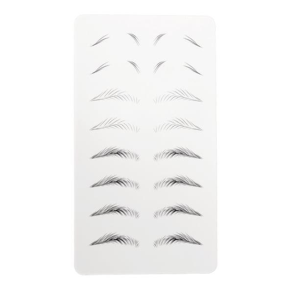 Hoja de práctica de microblading para cejas anchas sin tinta para principiantes 03