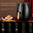 thumbnail image 4 of Zootealy Air Fryer 5.5L Household Large Capacity 1300W Big Firepower Timing Touch Screen LCD Electric Air Fryer with Bakeware, 4 of 6