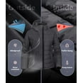 thumbnail image 3 of Chrisuno Women's 3 in 1 Waterproof Ski Jacket Windproof Snow Coat Black 2XL, 3 of 5