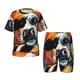 thumbnail image 1 of Balery Cow Conjunto de Pijama Infantil de Manga Corta con Estampado – Ropa de Dormir de Algodón Suave-Large, 1 of 6