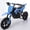 Blue, variant on Track Seven 24V Electric Dirt Bike for Kids, Official Licensed Honda Electric Motorcycle, Up to10 Mph, Twist-Grip Throttle, 12" Pneumatic Tires, Bluetooth, Music, 24V Motorcycle for Kids 6 , Red
