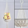 thumbnail image 6 of Yesbay Stuffed Animal Net with Hook Cotton Rope Hand Woven Light String Luminous Decoration Strong Plush Toy Wall And Ceiling Hanging Mesh Home Organizer, 6 of 7