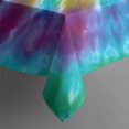 thumbnail image 5 of Rainbow Tie Dye Radial Pattern Square Tablecloth,Waterproof Square Table Cover,Wipeable Spillproof Washable Table Cover for Home Kitchen Party Decor 42"X42"(107x107cm), 5 of 6