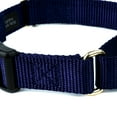 thumbnail image 7 of Country Brook Petz® Heavy Duty Nylon Martingale Dog Collar with Deluxe Buckle for Adjustable Small Medium Large Breeds - 30+ Vibrant Color Options (1 Inch, Large, Navy Blue), 7 of 7