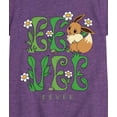 thumbnail image 3 of Pokémon - Eevee Floral Name - Girls Fitted Short Sleeve Graphic T-Shirt, 3 of 5