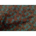 thumbnail image 4 of oneOone Cotton Cambric Fabric Leaves & Floral Block Print Sewing Fabric BTY 56 Inch Wide, 4 of 4