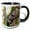 Black/White, variant on 3drose, Brazil, State of Sao Paulo, Sao Paulo. Common Marmosets in the Trees., 11oz Mug