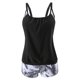 thumbnail image 4 of WILLBEST Traje de Baño con Curvas para Mujer, Traje de Baño Tankini Corto de 2 Piezas, conjunto de Talla Grande, Traje de Baño de Cintura Alta con Aros, Traje de Baño de Verano, 4 of 5