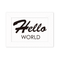 thumbnail image 1 of Programmer Interface Hello World Photo Mount Frame Picture Art Painting Desktop 5x7 inch, 1 of 3