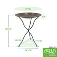 thumbnail image 2 of Achla 24" Classic Copper Birdbath With Ring Stand, 2 of 2