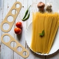 thumbnail image 4 of Regla para pasta de acero inoxidable de 3 piezas, 4 agujeros, para medir fideos, 4 of 5