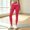 Hot Pink, variant on Liuinsasek Women's Length Yoga Pants Fashionable Two-Tone Stretch High Waist Tight Fit Tummy Control Casual Lounge Workout Pants