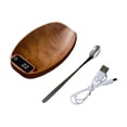 thumbnail image 3 of Báscula digital de cocina, báscula para alimentos, práctica, multifuncional, recargable, para café Marrón, 3 of 9