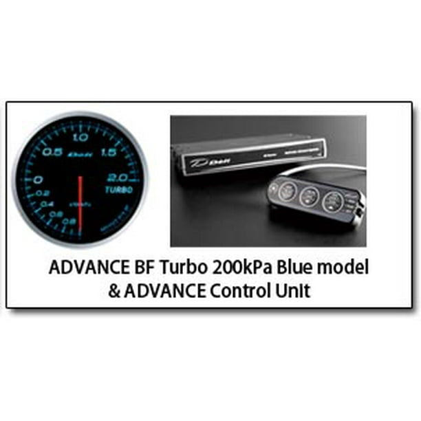 Defi Advance Bf Blue 60mm Turbo Gauge With Control Unit Set Df Walmart Com Walmart Com