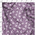 thumbnail image 3 of Soimoi Velvet Purple Fabric By the Yard - 54 Inch Wide - Florals, Leaves Print Fabric - Elegant & Beautiful Patterns for Fashion and Home Decor Printed Fabric, 3 of 6