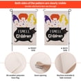 thumbnail image 4 of Halloween Garden Flag Smell Children Sanderson Sisters Black Cat Yard Flag Rustic Farmhouse Outdoor Decoration 12x18 Inches, 4 of 7