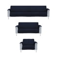thumbnail image 1 of Cubre Sala Reversible Couch Coat Doble Vista  Azul/Gris  3 Fundas Lavables  para Sillón 3 Plazas, Love Seat, Sófa, Modernas, Elegancia y Protección para Sillones., 1 of 6