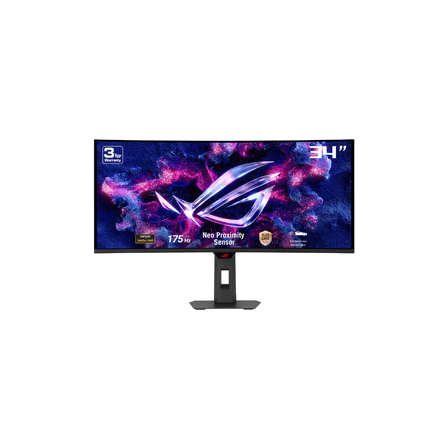 ASUS ROG Strix XG34WCDG 34" 21:9 UltraWide QHD 175Hz QD-OLED Curved Gaming Monitor, Black