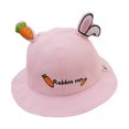 thumbnail image 2 of Taluosi Sun Hat Letters Print UV Protection Cotton Children Fisherman Hat for Outdoor Activities, 2 of 8