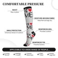 thumbnail image 2 of Rateoe Gnome Home With A Cute Gnome Compression Socks for Women and Men 20-30mmHg-Circulation Support Socks Knee High Nurse Pregnant Running Medical and Travel Athletic, 2 of 7