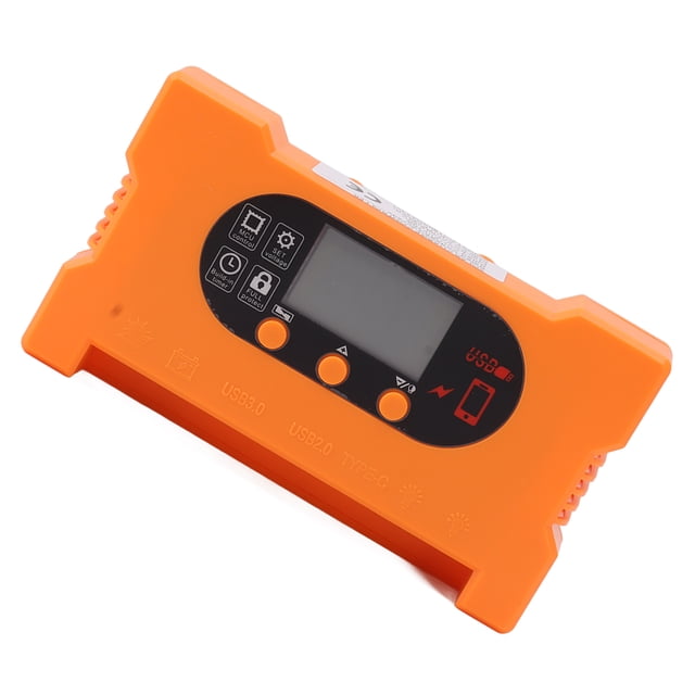 Solar Charge Controller, Fast Charge Solar Panel Regulator Short Circuit Protection USB 5V Output for Solar Panels 40A,50A,60A