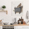 thumbnail image 5 of ADALE Fabritius The Goldfinch Bird Animal Nature Painting Art Print Framed Poster Wall Decor Unframed 14x11 Inch, 5 of 6