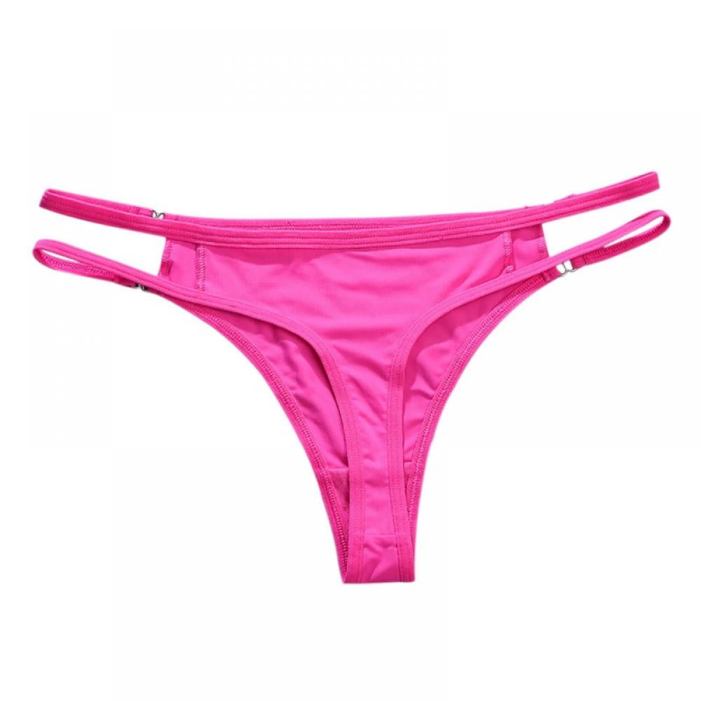 Xmarks Sexy GString Thongs for Women Pack Silk Low Rise Panties
