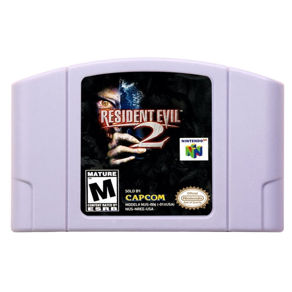 Video Games Compatible for the n64 console, replacement cartridge for Resident Evil 2 NTSC