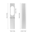 thumbnail image 4 of Plaque de Scellement de Fenêtre Réglable pour Climatiseur Mobile Universel, 4 of 8