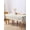 White Brown, variant on Beige Stripe Table Cloth, Vintage Country Geometric Linen Texture Waterproof Tablecloth for Rectangle Tables, Reusable Washable Fabric Table Cover for Restaurant Kitchen Dining Tables 54"x108"