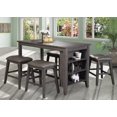 thumbnail image 2 of Topline Home Furnishings Table de salle à manger grise, 2 of 2