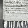 thumbnail image 3 of nuLOOM Jolene Shaggy Striated Area Rug, 7' 6" x 9' 6", Jolene Grey, 3 of 5