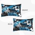 thumbnail image 4 of Balery Football Time Bedding Queen Pillow Cases - Envelope Closure - Soft Brushed Microfiber Fabric - Shrinkage and Fade Resistant Pillow Cases-16"x24", 4 of 9